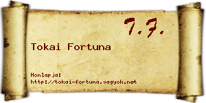 Tokai Fortuna névjegykártya
